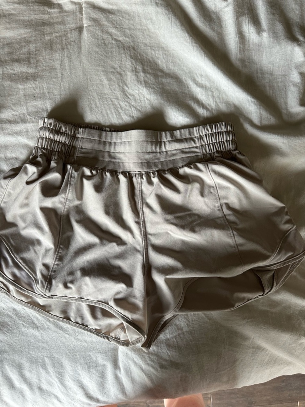 Lululemon Hotty Hot Tan Athletic Shorts
